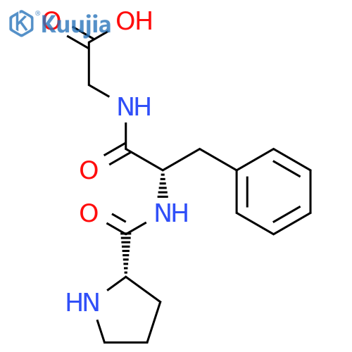 Glycine, N-(N-L-prolyl-L-phenylalanyl)- structure