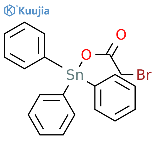 [(Bromoacetyl)oxy](triphenyl)stannane structure