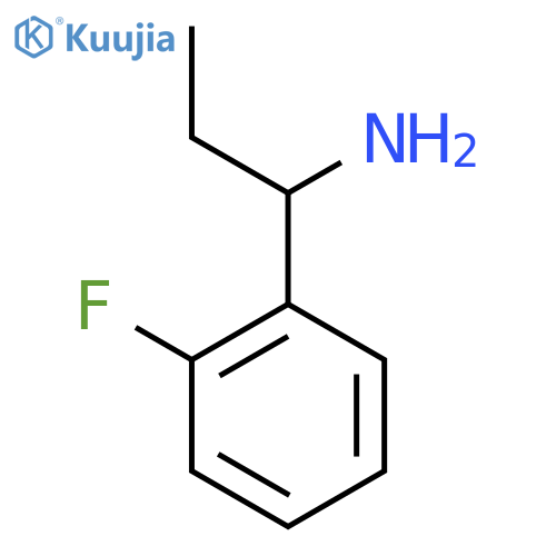 1-(2-FLUOROPHENYL)PROPYLAMINE structure