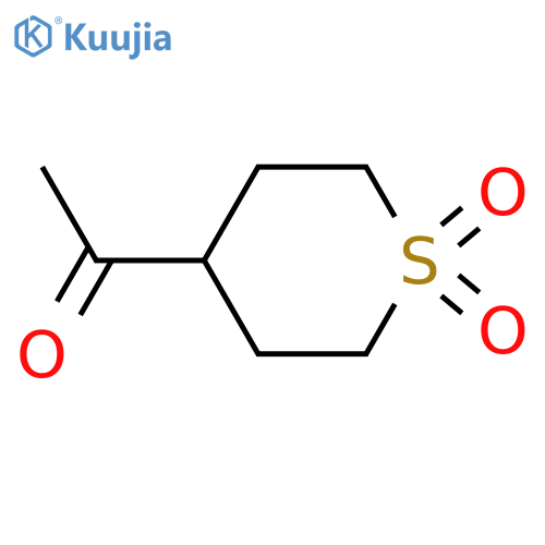 4-acetyl-1λ?-thiane-1,1-dione structure