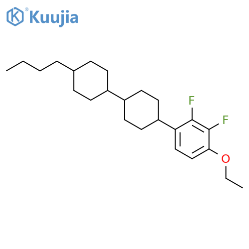 TRANS,TRANS-4-BUTYL-4''-(4-ETHOXY-2,3-DIFLUORO-PHENYL)-BICYCLOHEXYL structure