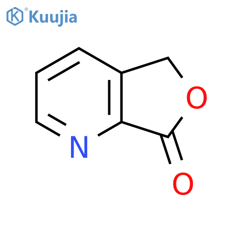 5H,7H-furo3,4-bpyridin-7-one structure