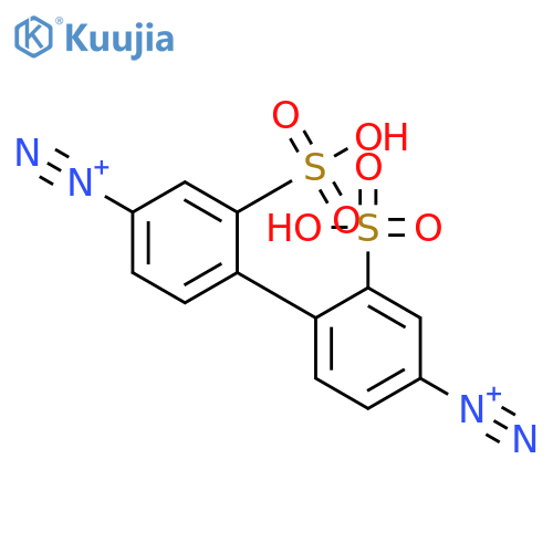 [1,1'-BIPHENYL]-4,4'-BIS(DIAZONIUM), 2,2'-DISULFO- structure
