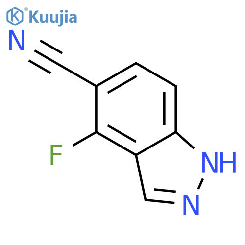 4-Fluoro-1H-indazole-5-carbonitrile structure
