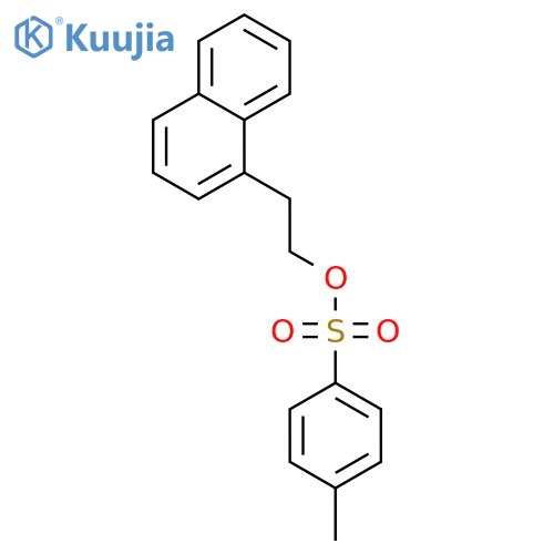 2-(naphthalen-1-yl)ethyl 4-methylbenzene-1-sulfonate structure