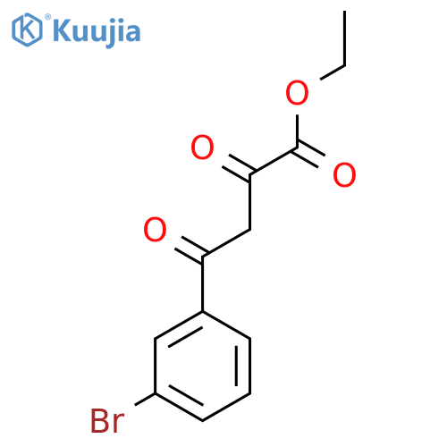 Ethyl 4-(3-bromophenyl)-2,4-dioxobutanoate structure