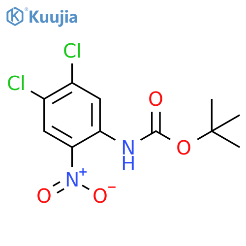 tert-butyl N-(4,5-dichloro-2-nitrophenyl)carbamate structure