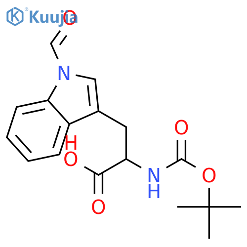 Boc-Trp(For)-OH structure