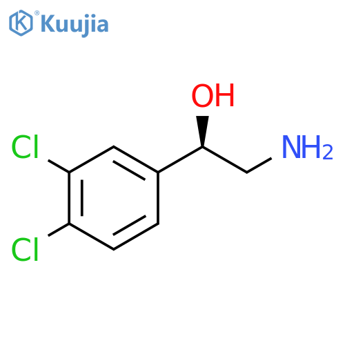 (1R)-2-amino-1-(3,4-dichlorophenyl)ethan-1-ol structure