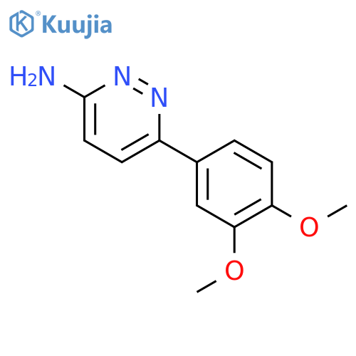 6-(3,4-dimethoxyphenyl)-3-Pyridazinamine structure