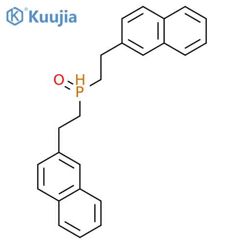 Bis[2-(naphthalen-2-yl)ethyl](oxo)phosphanium structure