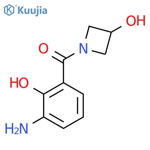 (3-Amino-2-hydroxyphenyl)(3-hydroxyazetidin-1-yl)methanone structure