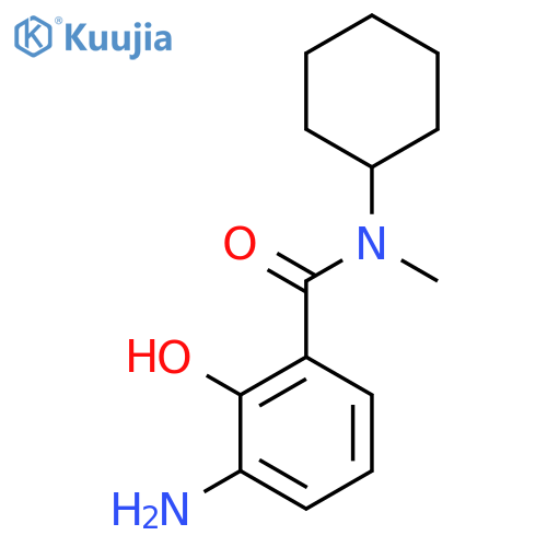 3-Amino-N-cyclohexyl-2-hydroxy-N-methylbenzamide structure