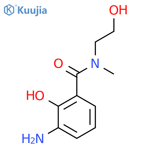 3-Amino-2-hydroxy-N-(2-hydroxyethyl)-N-methylbenzamide structure