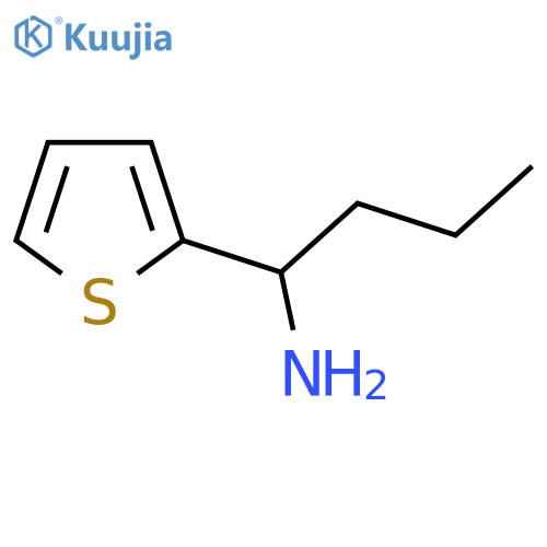 1-(thiophen-2-yl)butan-1-amine hydrochloride structure