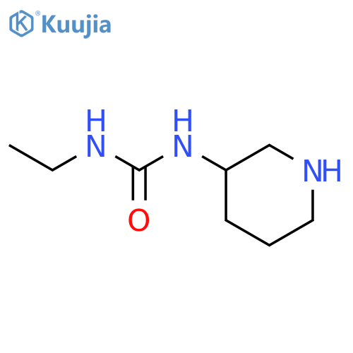 3-Ethyl-1-(piperidin-3-yl)urea structure