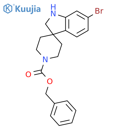 benzyl 6-bromo-1,2-dihydrospiro[indole-3,4'-piperidine]-1'-carboxylate structure