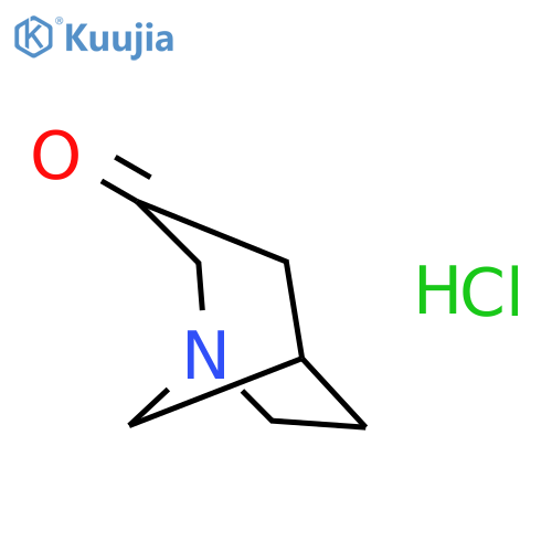1-Azabicyclo[3.2.1]octan-3-onehydrochloride structure
