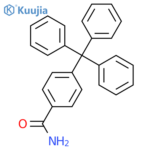 Benzamide, 4-(triphenylmethyl)- structure