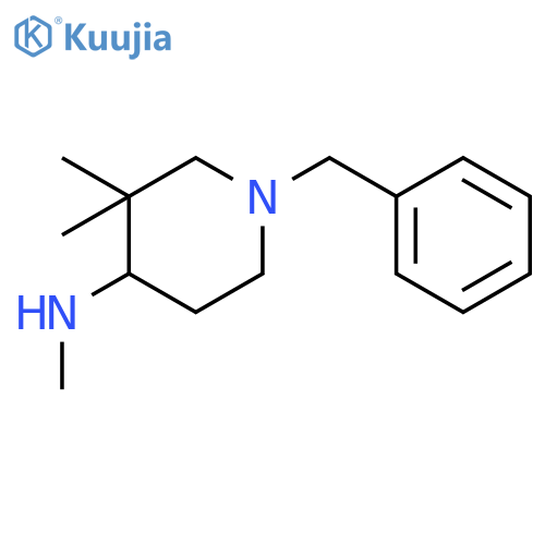 1-Benzyl-4-methylamino-3,3-dimethylpiperidine structure