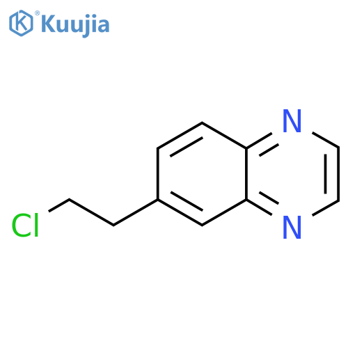 6-(2-Chloroethyl)quinoxaline structure