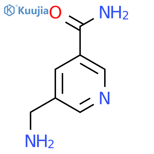5-(Aminomethyl)pyridin-3-carboxamide structure