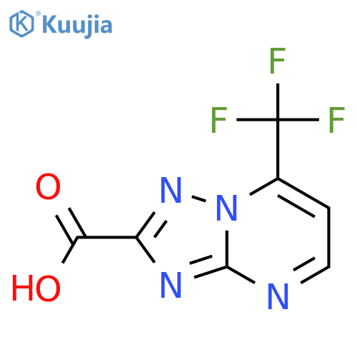 7-(trifluoromethyl)-1,2,4triazolo1,5-apyrimidine-2-carboxylic acid structure