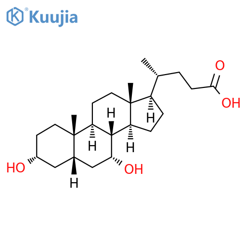 Chenodeoxycholic acid structure