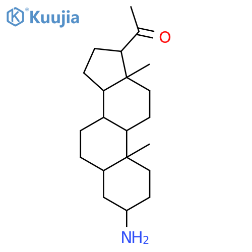 Pregnan-20-one,3-amino-, (3a,5a)- structure