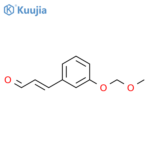 2-Propenal, 3-[3-(methoxymethoxy)phenyl]-, (2E)- structure