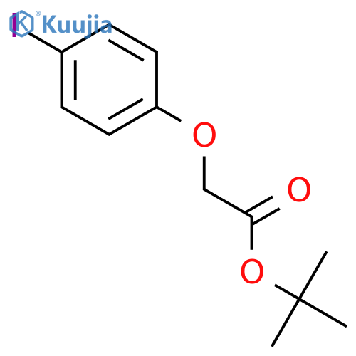 Acetic acid, (4-iodophenoxy)-, 1,1-dimethylethyl ester structure