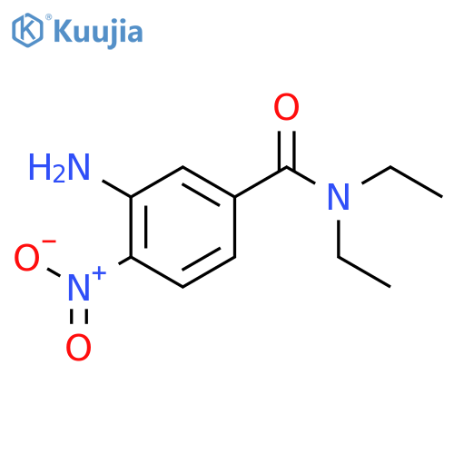 3-Amino-N,N-diethyl-4-nitrobenzamide structure