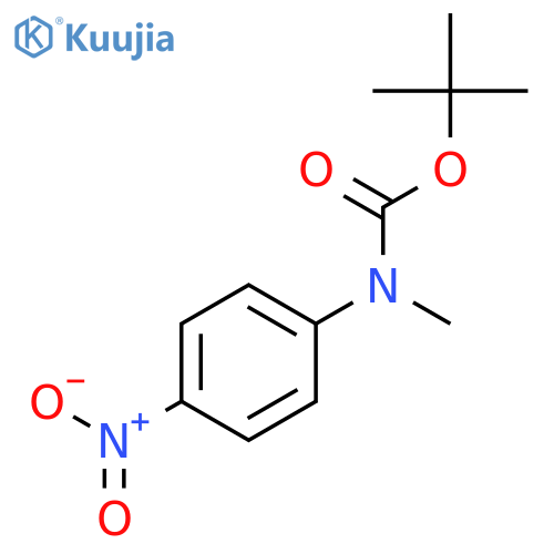 1,1-Dimethylethyl N-methyl-N-(4-nitrophenyl)carbamate structure