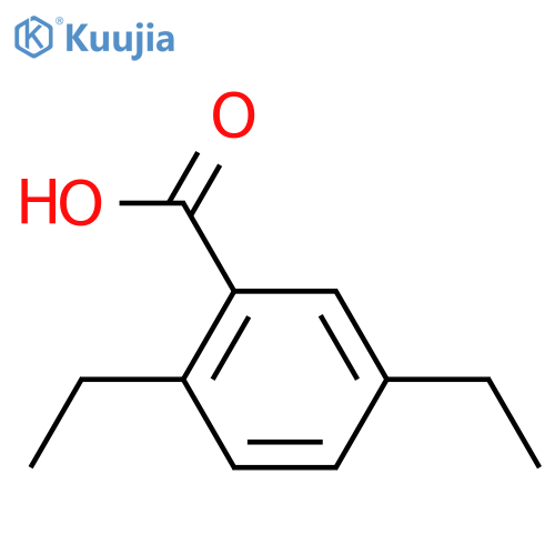 2,5-Diethylbenzoic acid structure