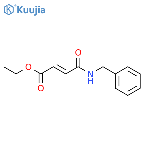 2-Butenoic acid, 4-oxo-4-[(phenylmethyl)amino]-, ethyl ester, (2E)- structure