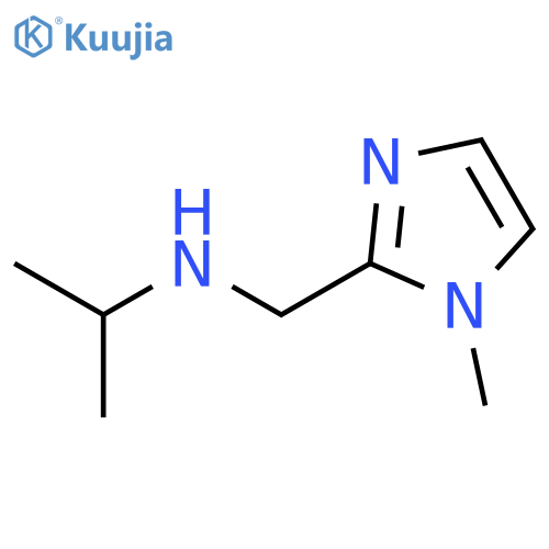 N-(1-methyl-1H-imidazol-2-yl)methylpropan-2-amine structure