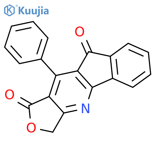 1H-FURO[3,4-B]INDENO[2,1-E]PYRIDINE-1,9(3H)-DIONE, 10-PHENYL- structure