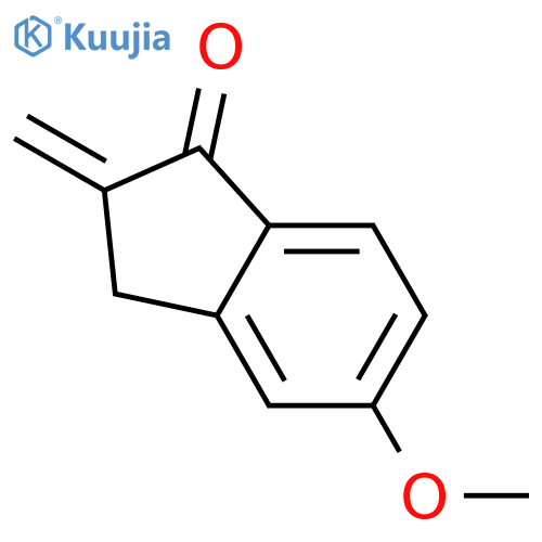 5-methoxy-2-methylidene-2,3-dihydro-1H-inden-1-one structure