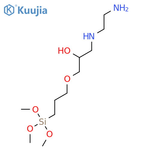 2,7-Dioxa-11-aza-3-silatridecan-9-ol, 13-amino-3,3-dimethoxy- structure