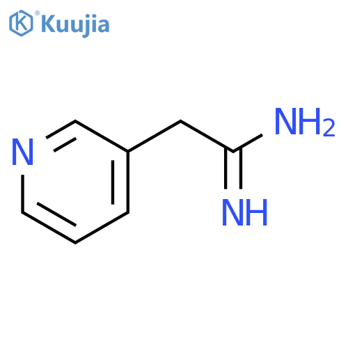 2-(pyridin-3-yl)ethanimidamide structure