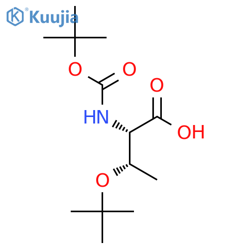 L-ALLOTHREONINE, N-[(1,1-DIMETHYLETHOXY)CARBONYL]-O-(1,1-DIMETHYLETHYL)- structure