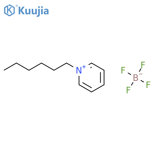 1-Hexylpyridinium tetrafluoroborate structure