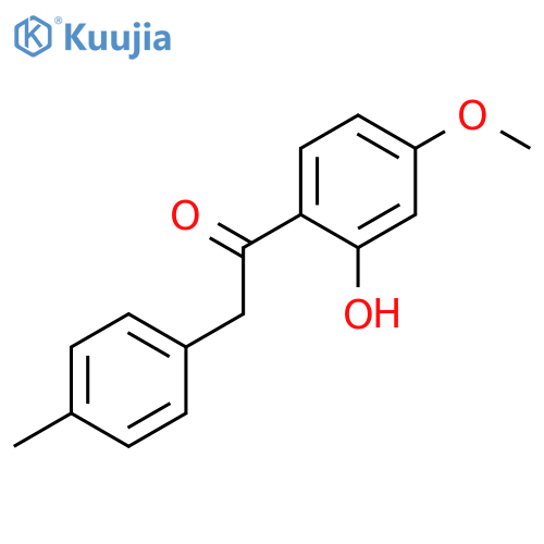 Ethanone, 1-(2-hydroxy-4-methoxyphenyl)-2-(4-methylphenyl)- structure