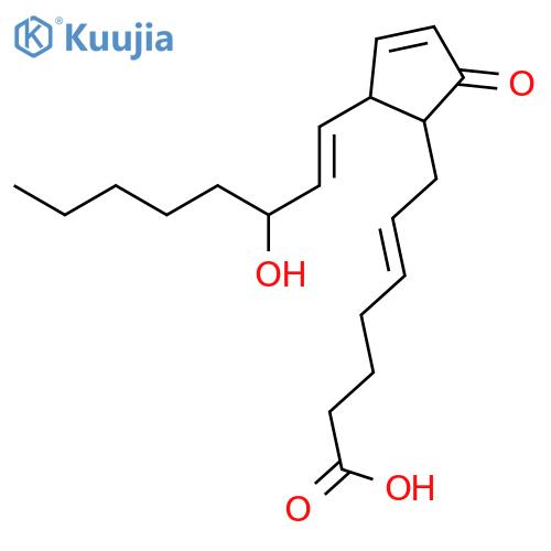 (5z,8β,13e,15s)-15-hydroxy-9-oxoprosta-5,10,13-trien-1-oic Acid structure