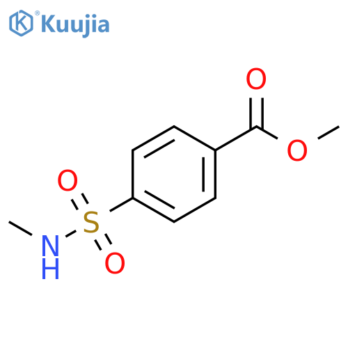 Methyl 4-(methylamino)sulfonylbenzoate structure