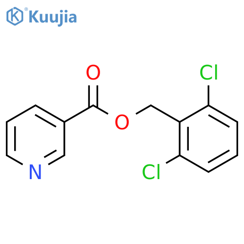 2,6-dichlorobenzyl nicotinate structure
