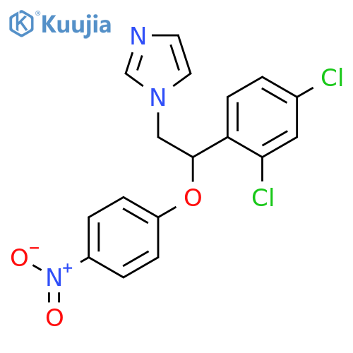 1H-IMIDAZOLE, 1-[2-(2,4-DICHLOROPHENYL)-2-(4-NITROPHENOXY)ETHYL]- structure