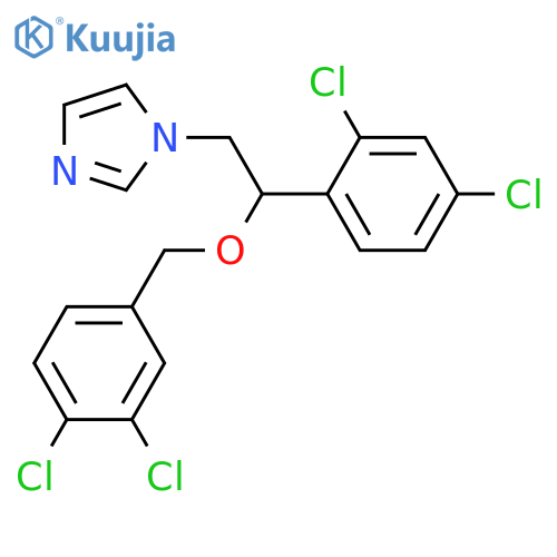 1-2-(2,4-Dichlorophenyl)-2-(3,4-dichlorophenyl)methoxyethyl-1H-imidazole structure