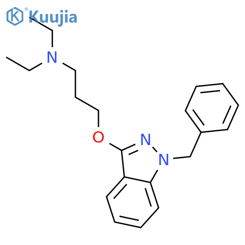 1-Benzyl-3-3-(diethylamino)propoxy-1H-indazole structure