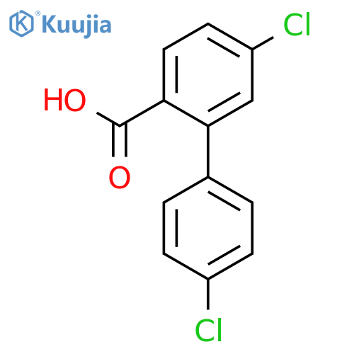 4-Chloro-2-(4-chlorophenyl)benzoic acid structure